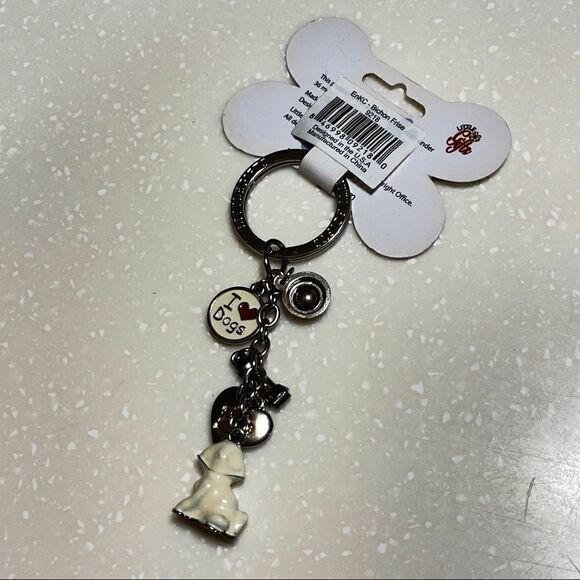 Bichon frise Keychain - Picture 3 of 6